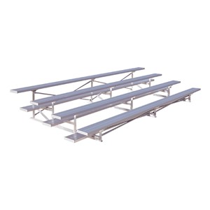 Low-Rise Four-Tier Bleachers (9' L)